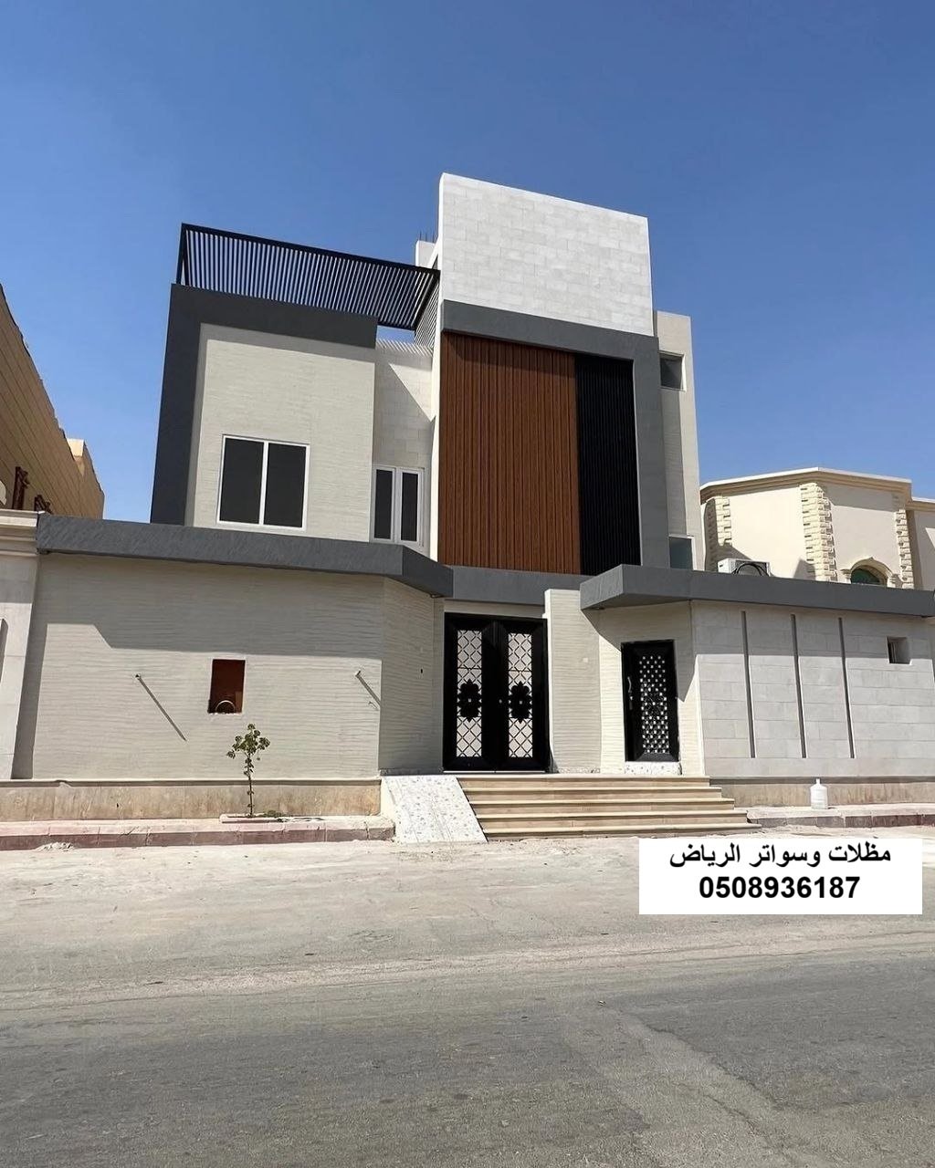 تجديد واجهات فلل ومنازل قديمة في الرياض